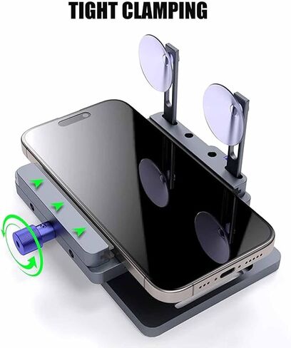 Screen Separator, Phone Repair Tool, 360 Degree Rotating Clamp, Heat-Resistant Grip, Adjustable Suction Cup, Multi-Angle Fixture for Panel Removal and Repair in Saudi Arabia