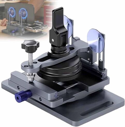 Screen Separator, Phone Repair Tool, 360 Degree Rotating Clamp, Heat-Resistant Grip, Adjustable Suction Cup, Multi-Angle Fixture for Panel Removal and Repair in Saudi Arabia
