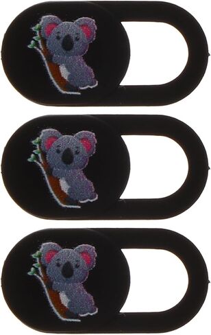 3pcs Black Abs Webcam Privacy Cover Slide for Laptop and Tablet in Saudi Arabia