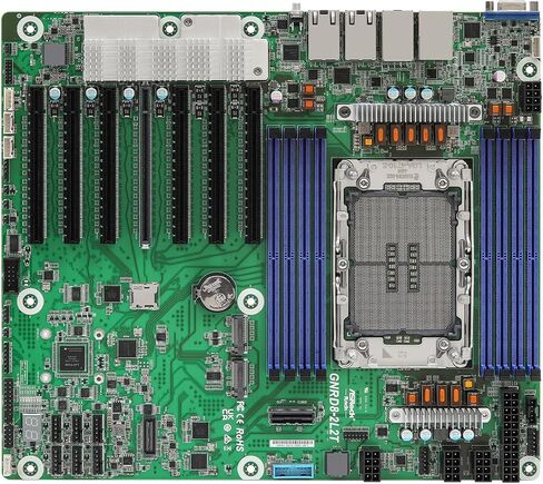 ASRock Rack Server Motherboard EC262D4U2-2L2Q/E810 Micro-ATX Single Socket V1 (LGA 1700) Intel Xeon E-2400 Series C262 Dual SFP28(25GbE) in Saudi Arabia
