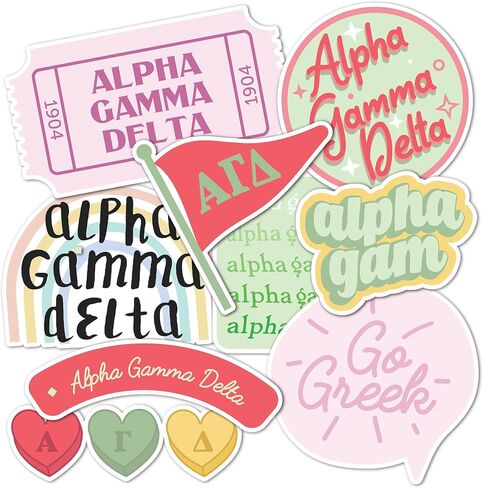 Desert Cactus Alpha Gamma Delta Sorority Sticker Decal (Cute) in Kuwait