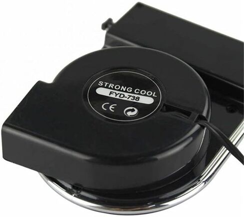 Mini Vacuum Strong Cool Air Extract Notebook Laptop Cooling Cooler Fan Pad Gaming in Saudi Arabia