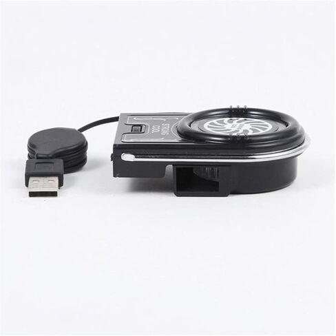 Mini Vacuum Strong Cool Air Extract Notebook Laptop Cooling Cooler Fan Pad Gaming in Saudi Arabia