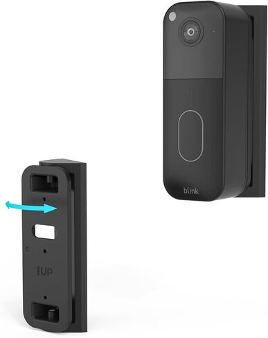 Blink Doorbell Angle Mount, Adjustable 0°-45° Corner Mount for Blink Doorbell Camera 2nd Gen Adjustable Wedge Mount (Black) in Saudi Arabia