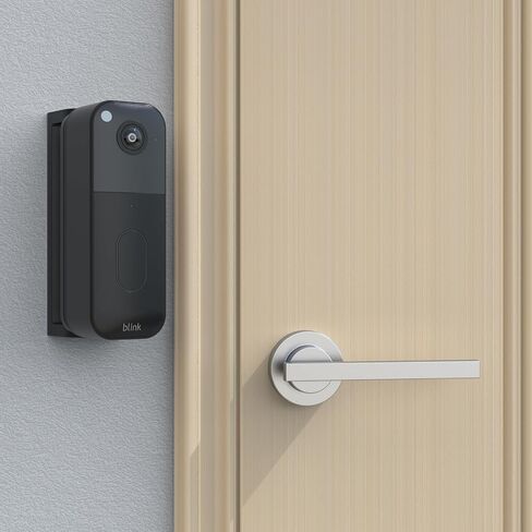 Blink Doorbell Angle Mount, Adjustable 0°-45° Corner Mount for Blink Doorbell Camera 2nd Gen Adjustable Wedge Mount (Black) in Saudi Arabia