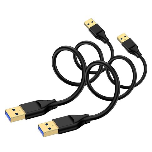 USB to USB Cable 10FT, 2Pack USB3.0 Cable Male to Male Double End USB Cord in Saudi Arabia