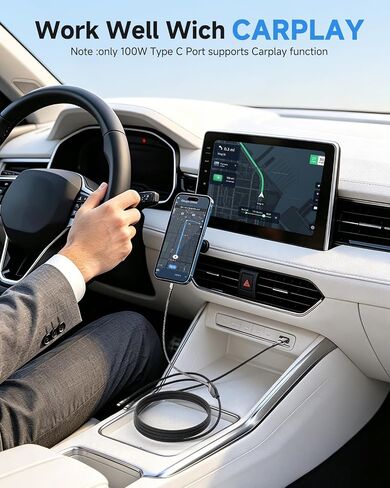 2Pack USB C Multi Charging Cable, 100W 3 in 2 USBC Cable Multiple Connectors [USB-A/C to 3 Type-C], PD Fast Multi C Charger Cord for iPhone 17 16 Pro Max, MacBook Pro, Universal Fast Multi Cord [4FT] in Saudi Arabia