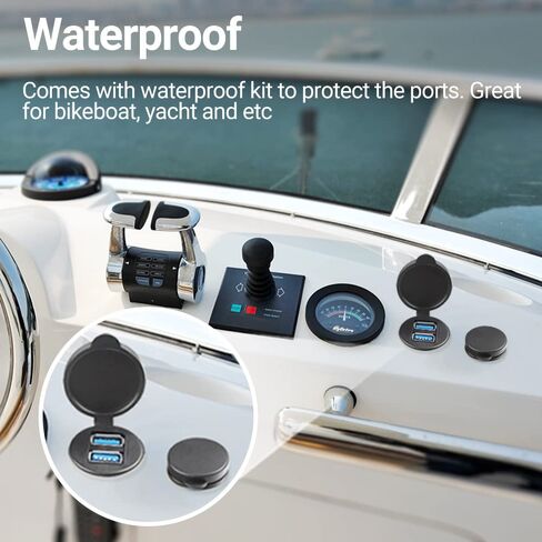 2 Ports USB 3.0 Extension Cable, Flush Mount Car Truck Boat Motorcycle Dashboard Panel Adapter-3 Feet in Saudi Arabia