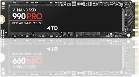 SAMSUN6 NVMe SSD 990 PRO 1TB, PCIe 4.0, M.2 2280, Up to 7,450 MB/s Read in Kuwait