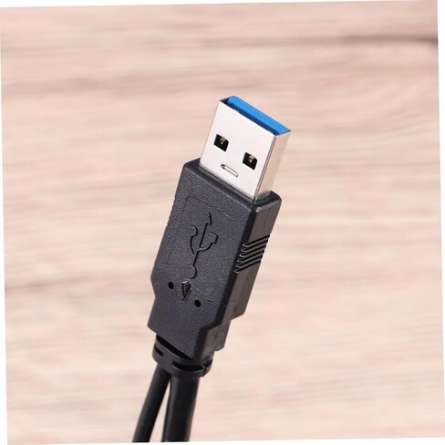 jojofuny USB Hub Adapter Cable Dual USB Ports Extend Device Functionality for Data Transfer and Charging Compatible Various Electronics Material Black in Kuwait