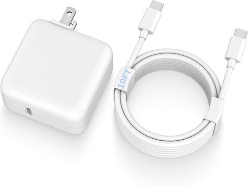 شاحن MacBook، كابل USB C إلى C بطول 10 أقدام مع محول طاقة USBC PD بقدرة 30 وات in Kuwait