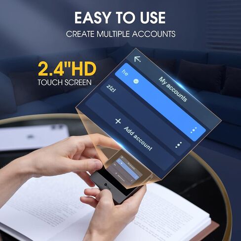 محفظة تشفير ELLIPAL Air-gapped - Titan Mini، 10000 عملة معدنية ورموز، تخزين بارد مضاد للتلاعب لـ BTC/XRP/ETH/XLM/USDT/LTC in Kuwait