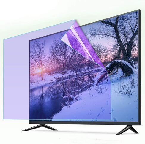 Eye Protection TV Screen Filter - Anti Blue Light TV Monitor Screen Protector Anti Glare Rate Up to 90% Relieve Computer Eye Fatigue (Color : Matte Version Size : 34 inch 815345mm) (Matte Version 43 in Saudi Arabia