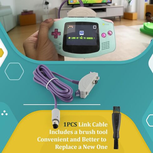 Link Cable for Game Boy Advance/SP Link Cable Replacement for Gamecube Repair Accessories Part in Saudi Arabia