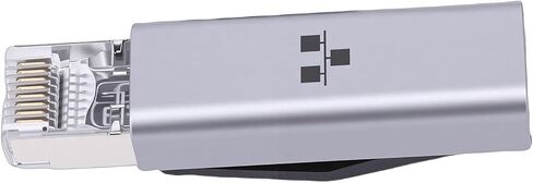 USB C to Ethernet Adapter High Performance RJ45 to USB C Female for Gaming and Streaming Devices Aluminum 1 Unit in Kuwait
