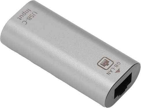 USB C Ethernet Adapter 1000Mbps Gigabit Aluminum RJ45 to USB C Adapter Plug and Play, Compatible with Laptop Tablet Phone, Nylon Cable for Stable Connection in Kuwait