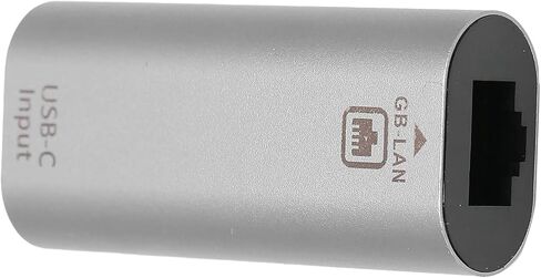 USB C Ethernet Adapter 1000Mbps Gigabit Aluminum RJ45 to USB C Adapter Plug and Play, Compatible with Laptop Tablet Phone, Nylon Cable for Stable Connection in Kuwait