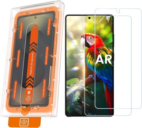 MOHAVE عبوتان لهاتف Samsung Galaxy S25 Ultra واقي شاشة مضاد للانعكاس [رقم 1 مقاوم للكسر] زجاج مقسى مضاد للوهج 10H 25Ultra 6.9 بوصة [سهل التركيب] فتح بصمة الإصبع بالموجات فوق الصوتية بنسبة 100% in Kuwait