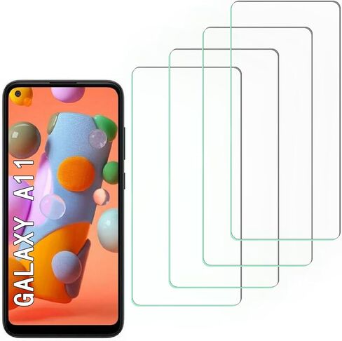 [4 Pack] Tempered Glass Screen Protector for Samsung Galaxy A11 in Kuwait