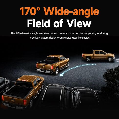 Backup Camera Compatible with 2016-2019 Chevy Silverado 1500 2500 3500 in Saudi Arabia
