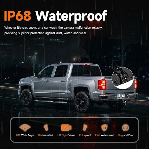 Backup Camera Compatible with 2016-2019 Chevy Silverado 1500 2500 3500 in Saudi Arabia
