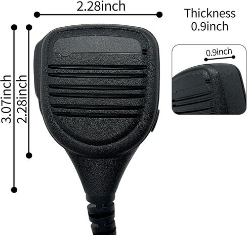 10 Pack PMMN4025A PMMN4025 PMMN4024 PMMN4024A Heavy Duty Speaker Mic Shoulder Microphone for Radio APX4000 APX6000 6000XE APX6500 APX7000 7000XE APX8000 8000XE XPR6350 XPR6550 XPR7350 XPR7550 in Saudi Arabia
