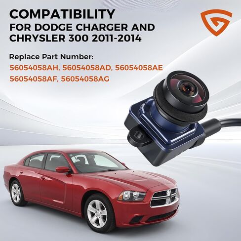 Backup Camera Rear View Camera fit for Dodge Charger Chrysler 300 2011-2014 in Kuwait