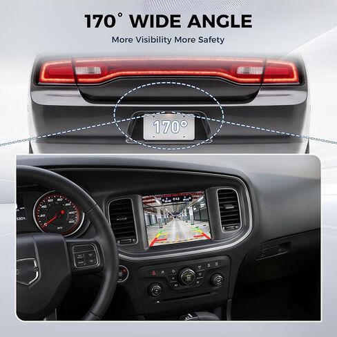 Backup Camera Rear View Camera fit for Dodge Charger Chrysler 300 2011-2014 in Kuwait