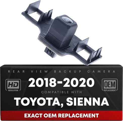 Rear View Backup Camera, Reverse Park Assist - Compatible with 2018-2020 Toyota Sienna - OEM 8679008040, TO1960158 in Saudi Arabia