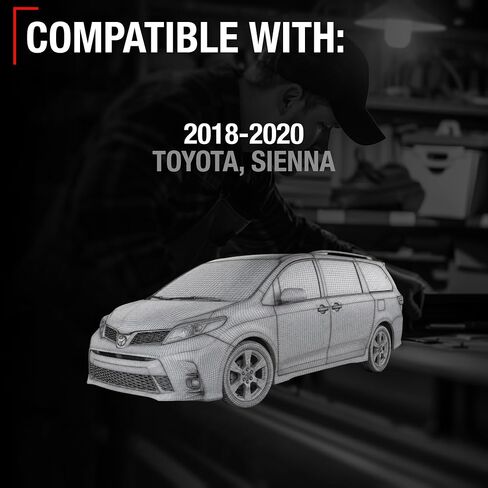 Rear View Backup Camera, Reverse Park Assist - Compatible with 2018-2020 Toyota Sienna - OEM 8679008040, TO1960158 in Saudi Arabia
