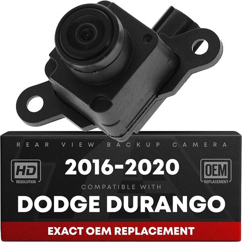 Rear View Backup Camera, Reverse Park Assist - Compatible with 2016-2020 Dodge Durango - OEM 68367610AB, CH1960107 in Saudi Arabia