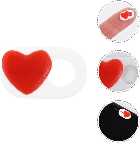 4pcs Heart Webcam Lens Cover Slide for Laptop and Computer in Kuwait