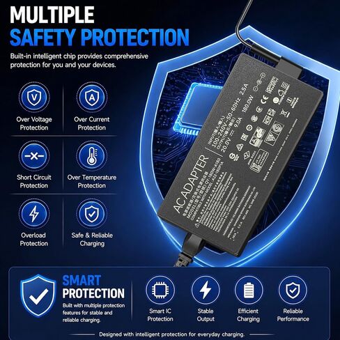 180W Laptop Charger Compatible with ASUS ROG Zephyrus G14 2024 GA403UI GA403UV, TUF Gaming A14 FA401WV, ProArt PX13 HN7306WV, 20V 9A Rectangle Conn Power Supply Adapter Cord in Saudi Arabia