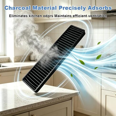 3 Pack Microwave Grease & Charcoal Filter Kit, Compatible with GE Model in Saudi Arabia