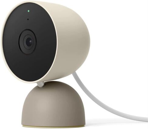 Google Nest Security Cam (Wired) - 2nd Generation - Linen, 1080p, Motion Only (Renewed) in Kuwait