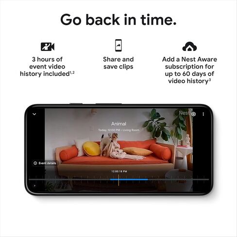 Google Nest Security Cam (Wired) - 2nd Generation - Linen, 1080p, Motion Only (Renewed) in Kuwait