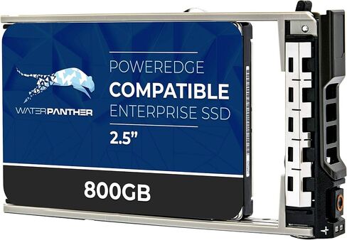 800GB SAS 12Gb/s 2.5" SSD for Dell PowerEdge Servers | Enterprise Solid State Drive in 13G Tray Compatible with 400-ALXT 719JX 400-ALXN 0FRVY PX04SM R630 T630 R730 R730XD in Saudi Arabia