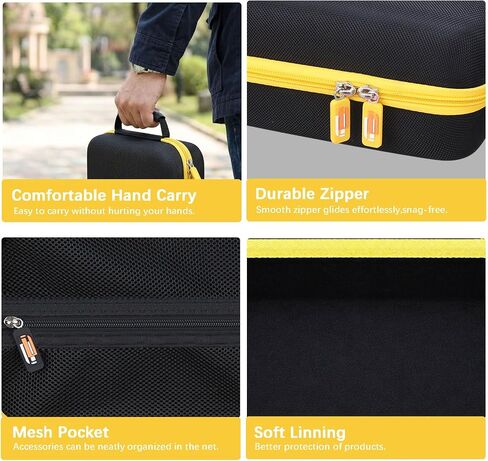 Hard EVA Carrying Case Compatible with NETGEAR Nighthawk Dual-Band WiFi 7 Router RS90, Portable Travel Router Storage Box Protective Organizer with Sturdy Handle (Case Only) in Kuwait