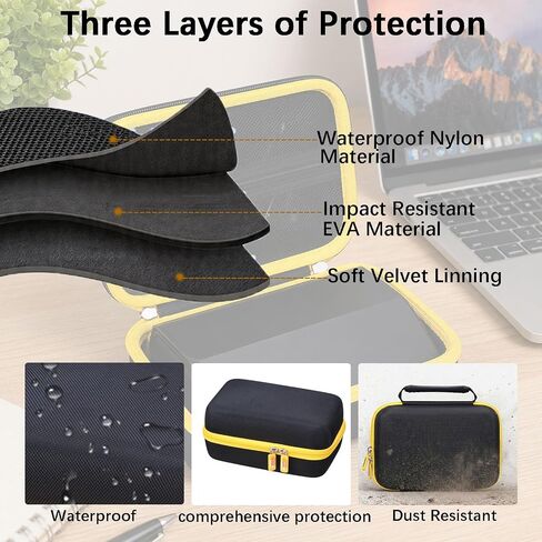 Hard EVA Carrying Case Compatible with NETGEAR Nighthawk Dual-Band WiFi 7 Router RS90, Portable Travel Router Storage Box Protective Organizer with Sturdy Handle (Case Only) in Kuwait
