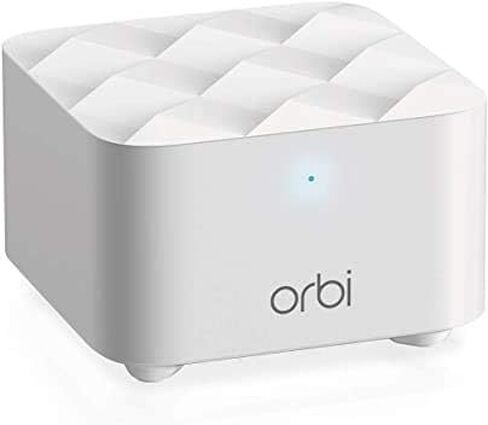 جهاز توجيه شبكي لاسلكي Orbi RBR10 802.11a/b/g/n/ac AC1200 للتحكم الصوتي لـ Alexa وGoogle (جهاز التوجيه فقط) in Kuwait