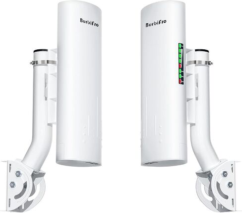 Point to Point Wireless Bridge Outdoor Kit with Bracket, 5.8GHz with 16dBi Antenna - Extend Network to Barn, Shop, Garage, IP65 Waterproof, PtP/PtMP, 24V POE Power in Kuwait