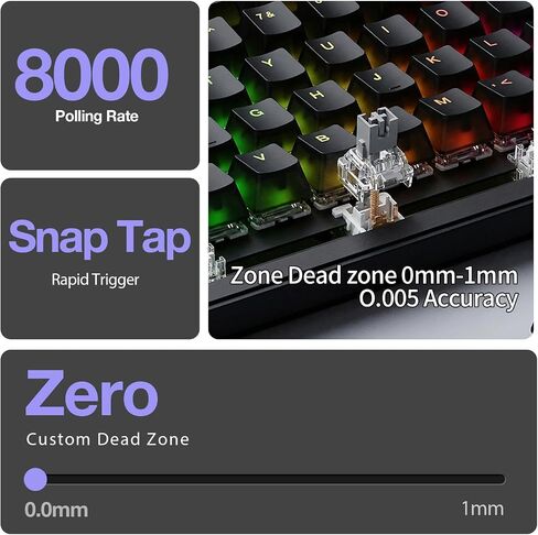 GK GAMAKAY NS75 75% Rapid Trigger Wireless Keyboard with Knob 0.005mm RT in Kuwait