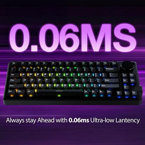 GK GAMAKAY NS75 75% Rapid Trigger Wireless Keyboard with Knob 0.005mm RT in Kuwait