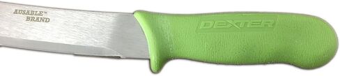 Superior Double Edge Fleshing Knife - 13" Dexter Rusell Blades - Taxidermy Fur Handling - Pelt Hide Flesher Skinning Scraper Tool - Premium American Steel in Saudi Arabia