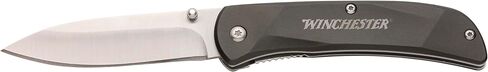 Winchester Knives Aluminum Folder Black Knife for Hunting, Hiking, and Camping. Pocket Clip Included. in Kuwait