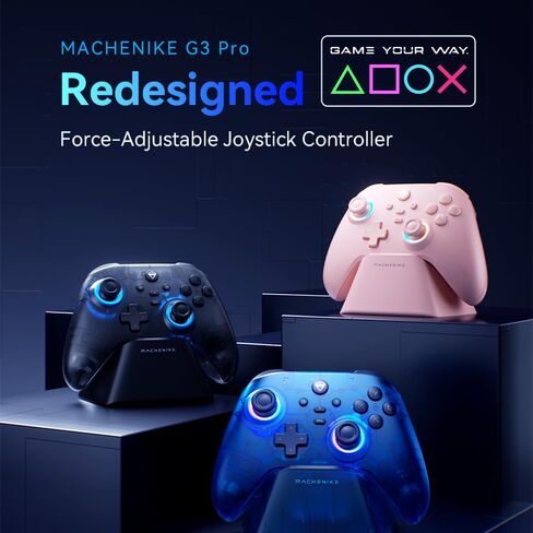 Machenike G3V2 Wireless Controller with Dock - Switch 2, PC, 1000Hz, Hall in Saudi Arabia