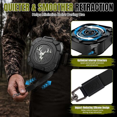 Retractable Bow Hoist for Hunting, 30 Ft Bow Pull Up Rope 0.6 In Wide Strap in Saudi Arabia