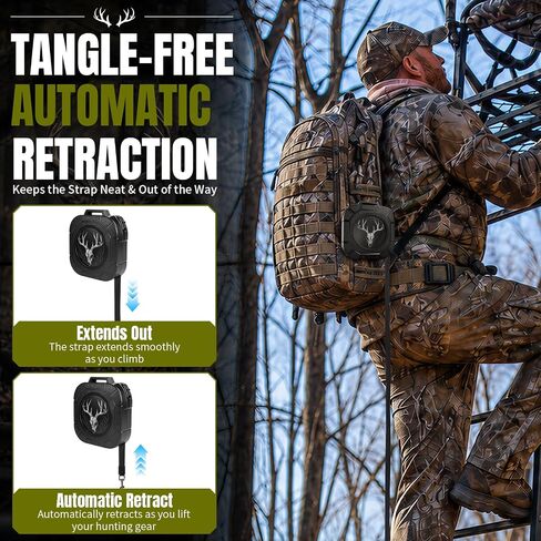 Retractable Bow Hoist for Hunting, 30 Ft Bow Pull Up Rope 0.6 In Wide Strap in Saudi Arabia