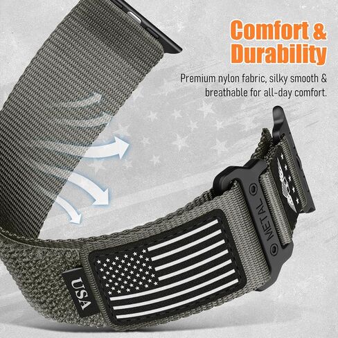Rugged Nylon for Apple Watch Ultra 2/Ultra 3 Band 49mm 46mm 45mm 44mm Men in Saudi Arabia