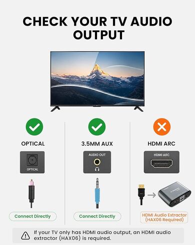 Avantree Wireless TV Earbuds with Low-Latency Auracast TV Transmitter in Kuwait